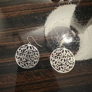 Peace sign earrings